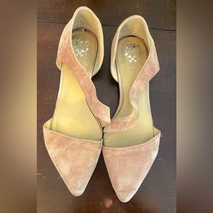 Vince Camuto blush strappy flats